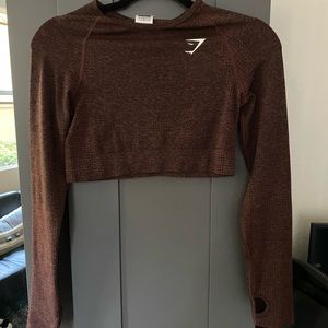 Gymshark long sleeve crop top